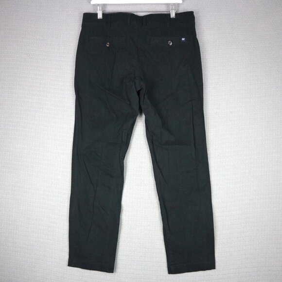 GAP Slim Black Straight Chinos Mens 34x30 - Picture 2 of 5